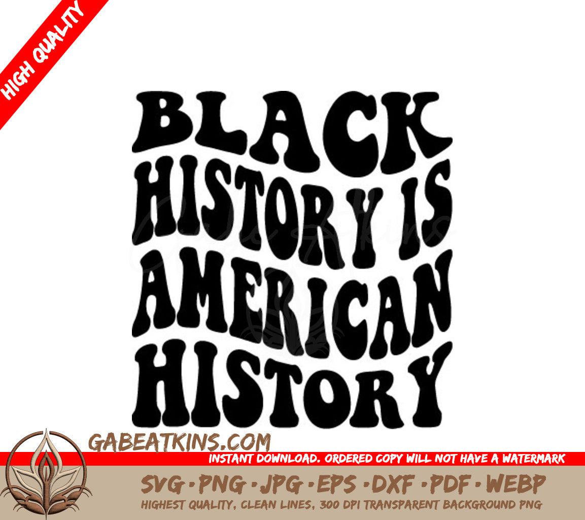 Black History Is American History SVG SVG