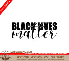 Black Lives Matter SVG SVG