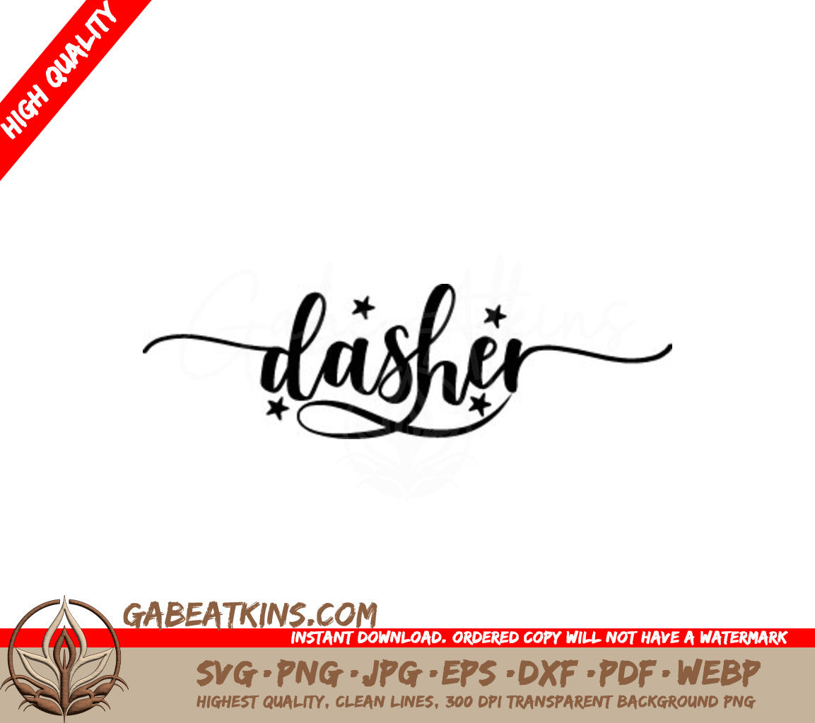 Dasher Design SVG SVG
