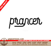 Prancer Reindeer Name SVG SVG