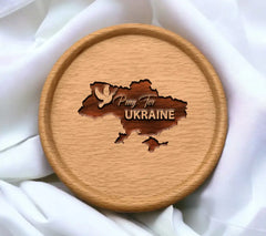 Pray For Ukraine Map SVG SVG