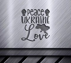 Peace Love Ukraine SVG SVG