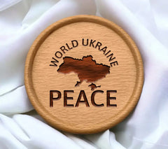 Ukraine Peace Map SVG Design SVG