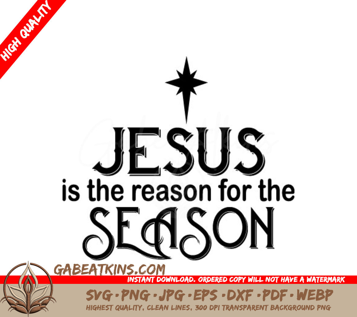 Jesus Reason Season SVG SVG