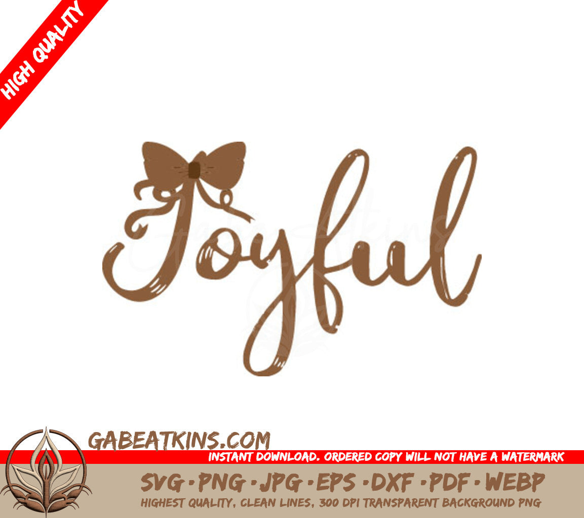Joyful Christmas SVG  SVG