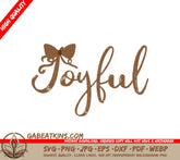 Joyful Christmas SVG  SVG