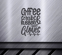 Nurse Coffee Scrubs SVG SVG