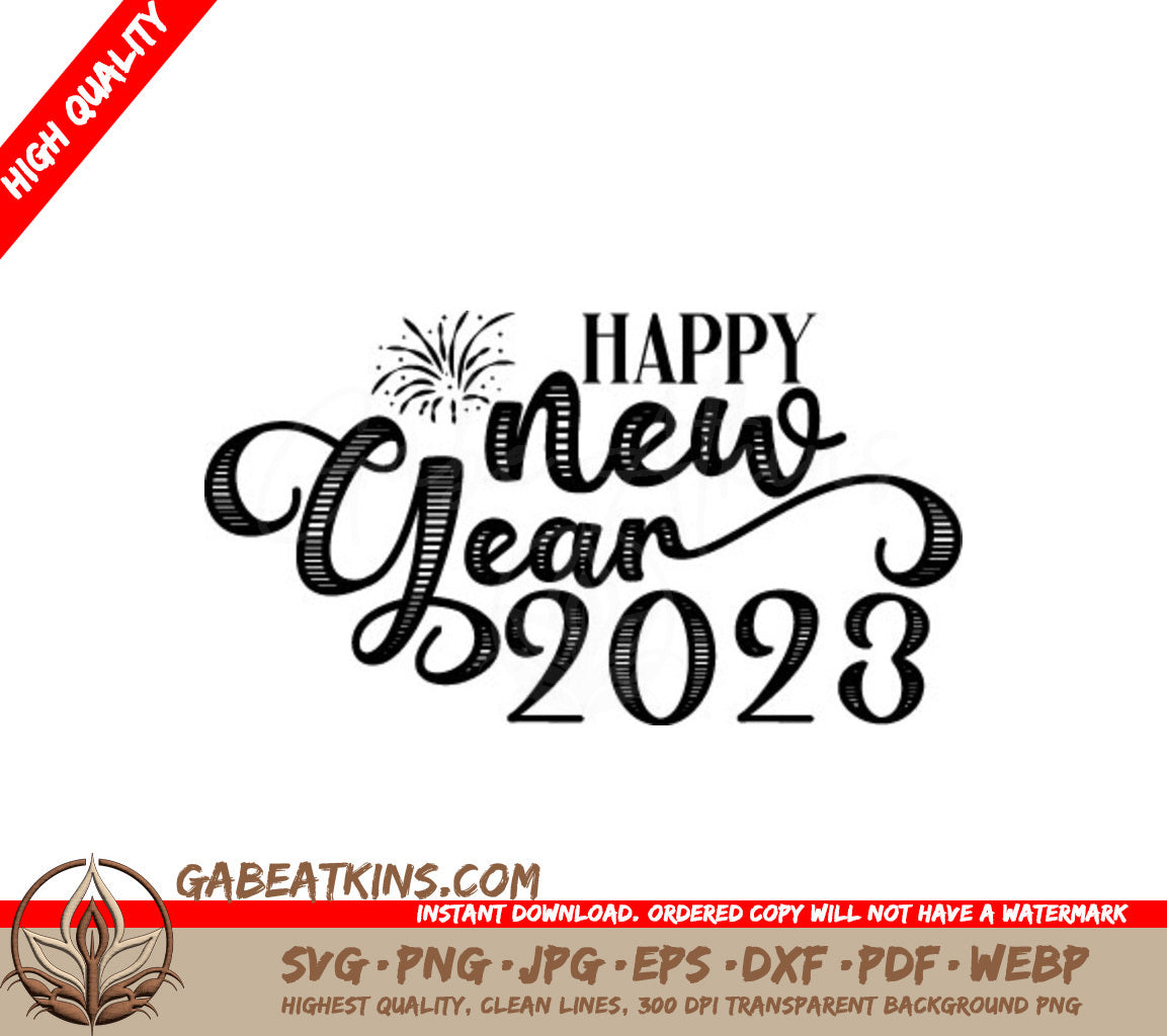 Happy New Year SVG SVG