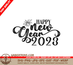 Happy New Year SVG SVG