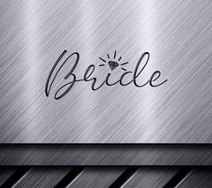 Cursive Bride Diamond SVG SVG