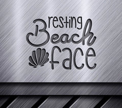 Beach Face Seashell SVG SVG