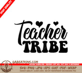 Teacher Tribe SVG SVG
