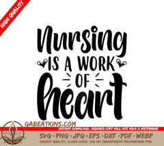 Nursing Heart SVG SVG