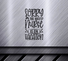 Nurse Vacation SVG SVG