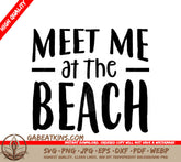 Beach Meet-Up SVG Design SVG