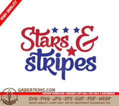4th of July Stars & Stripes SVG SVG