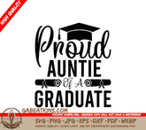 Proud Auntie Graduate SVG  SVG