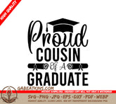 Proud Cousin Graduate SVG  SVG