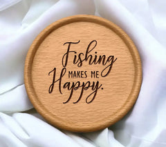 Fishing Makes Me Happy SVG SVG