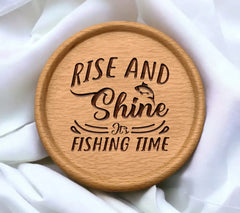 Rise & Shine Fishing SVG SVG