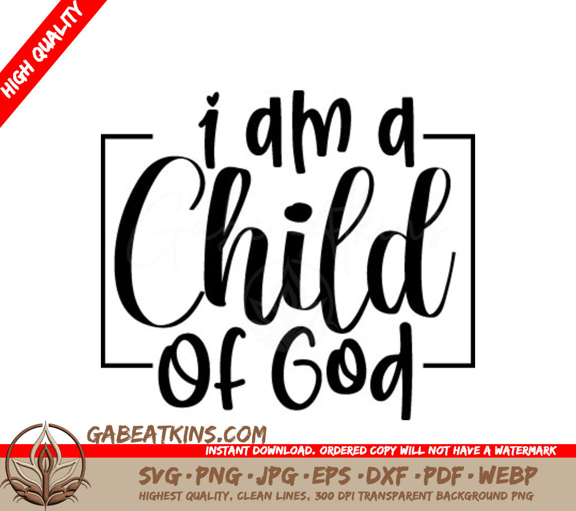 Child of God SVG SVG