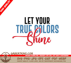 Pride Colors Shine SVG SVG