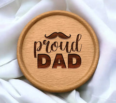 Proud Dad Mustache SVG SVG
