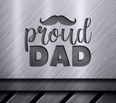 Proud Dad Mustache SVG SVG