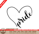 Pride Heart SVG SVG