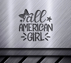 All American Girl Butterfly SVG SVG