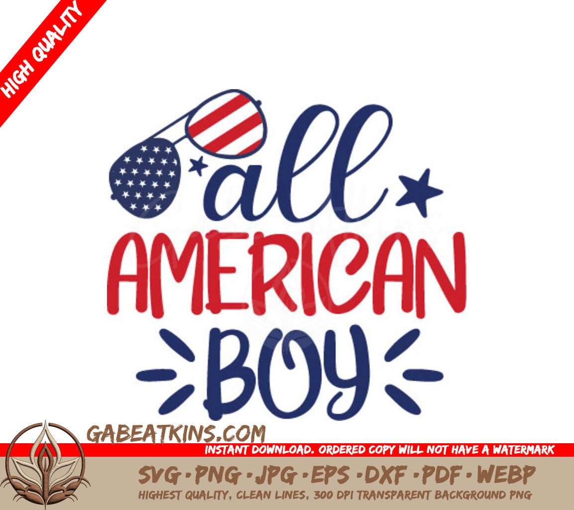 All American Boy SVG SVG