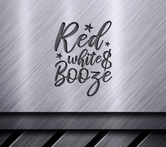 Red White & Booze SVG SVG