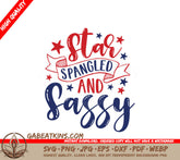 Star Spangled & Sassy SVG  SVG