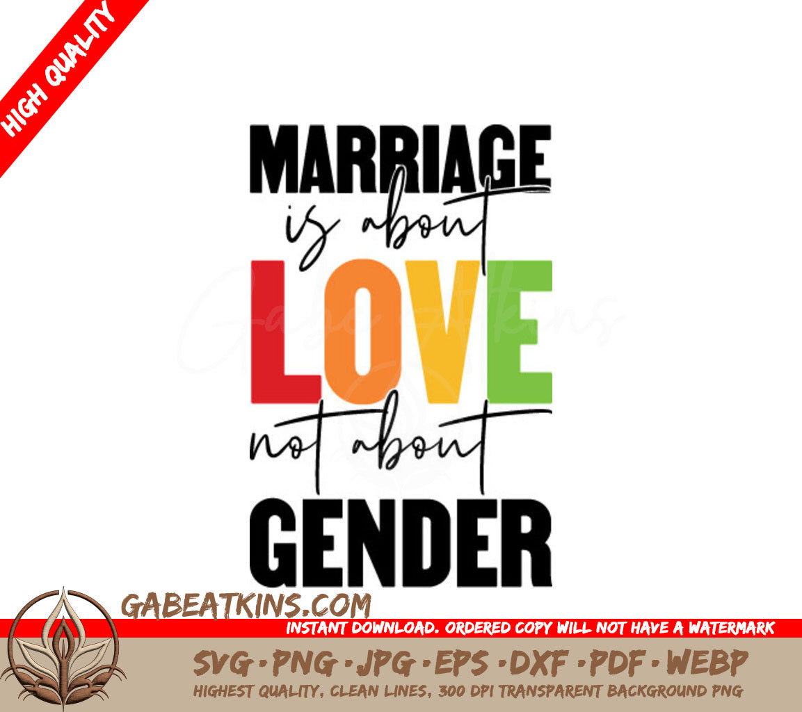 Marriage Equality Love SVG SVG