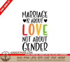 Marriage Is Love SVG SVG