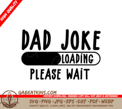 Dad Joke Loading SVG SVG