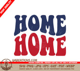 Red, White & Blue Home SVG SVG