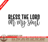 Bless The Lord SVG Design SVG