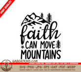 Faith Can Move Mountains SVG SVG