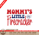 Mommys Little Firecracker SVG SVG
