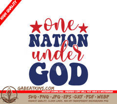 One Nation Under God SVG SVG