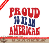 Proud American SVG  SVG
