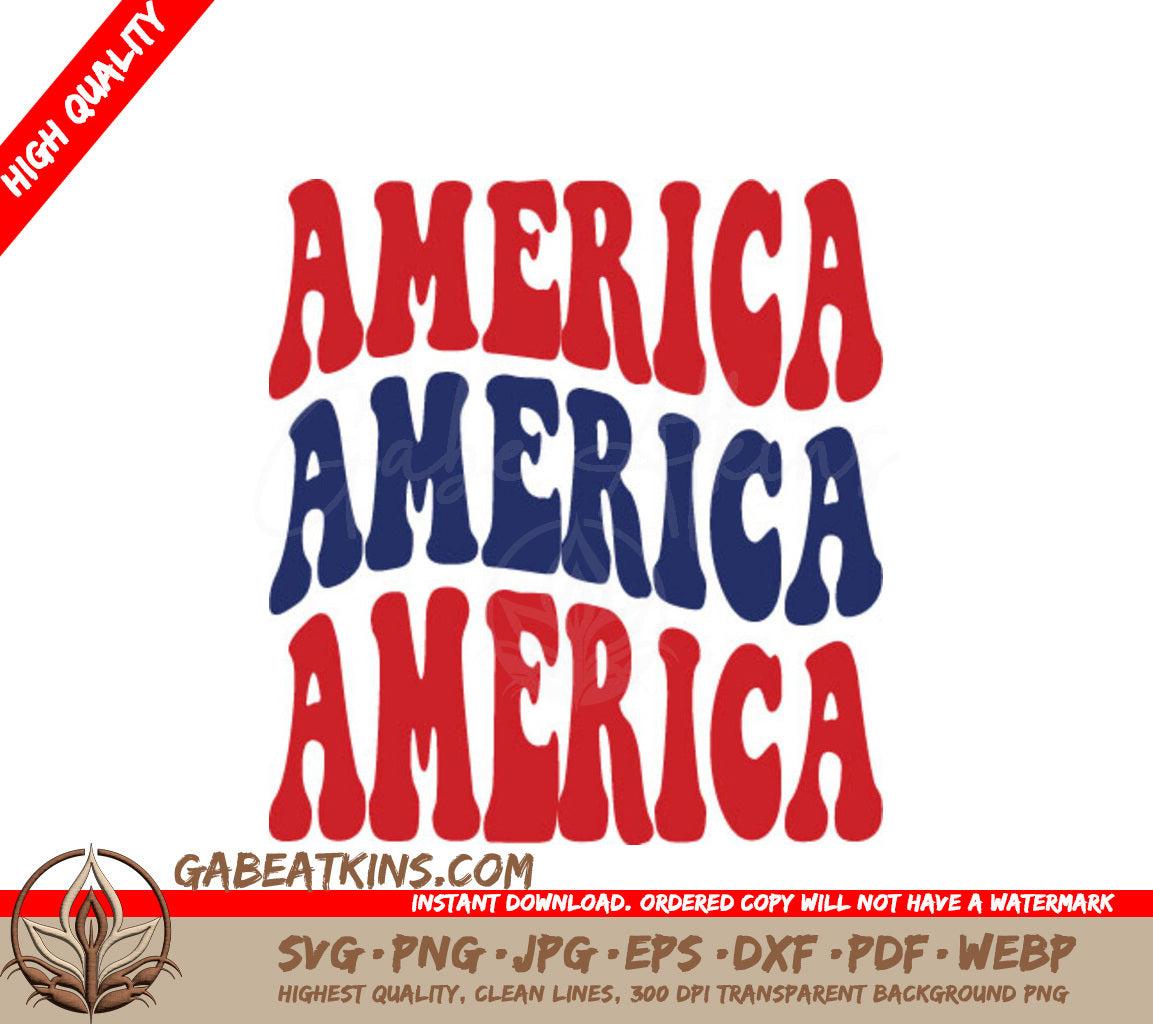 America Patriotic SVG SVG