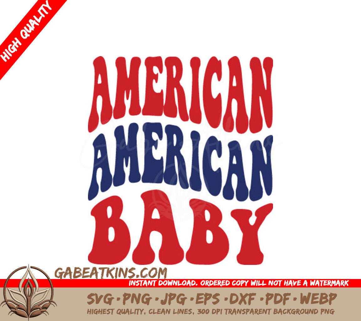 American Baby SVG SVG