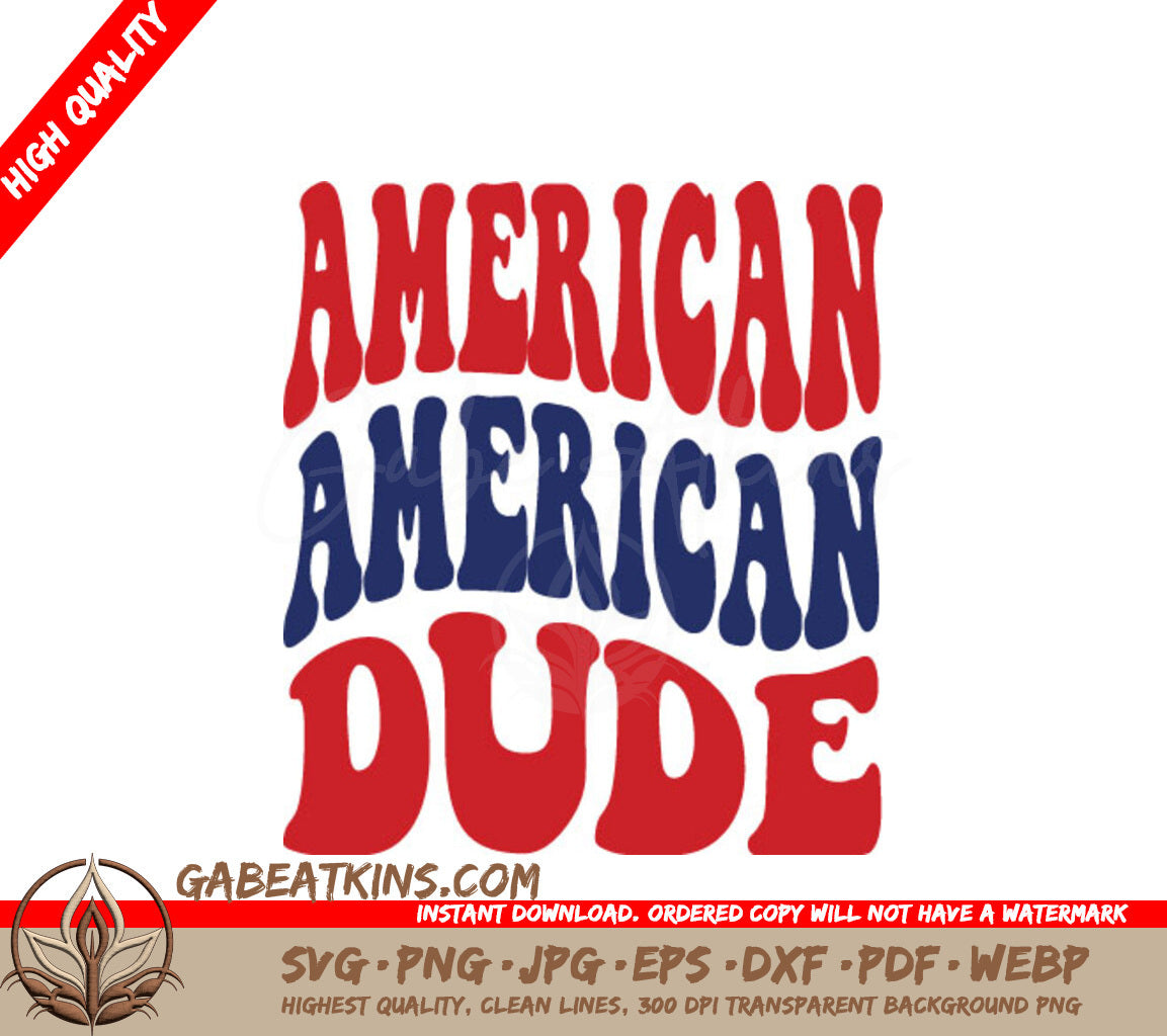 American Dude SVG SVG