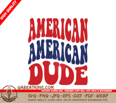 American Dude SVG SVG