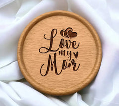 Love My Mom SVG Design SVG