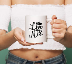 Love My Mom SVG Design SVG