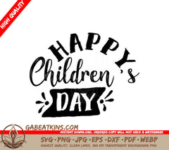Happy Childrens Day SVG SVG