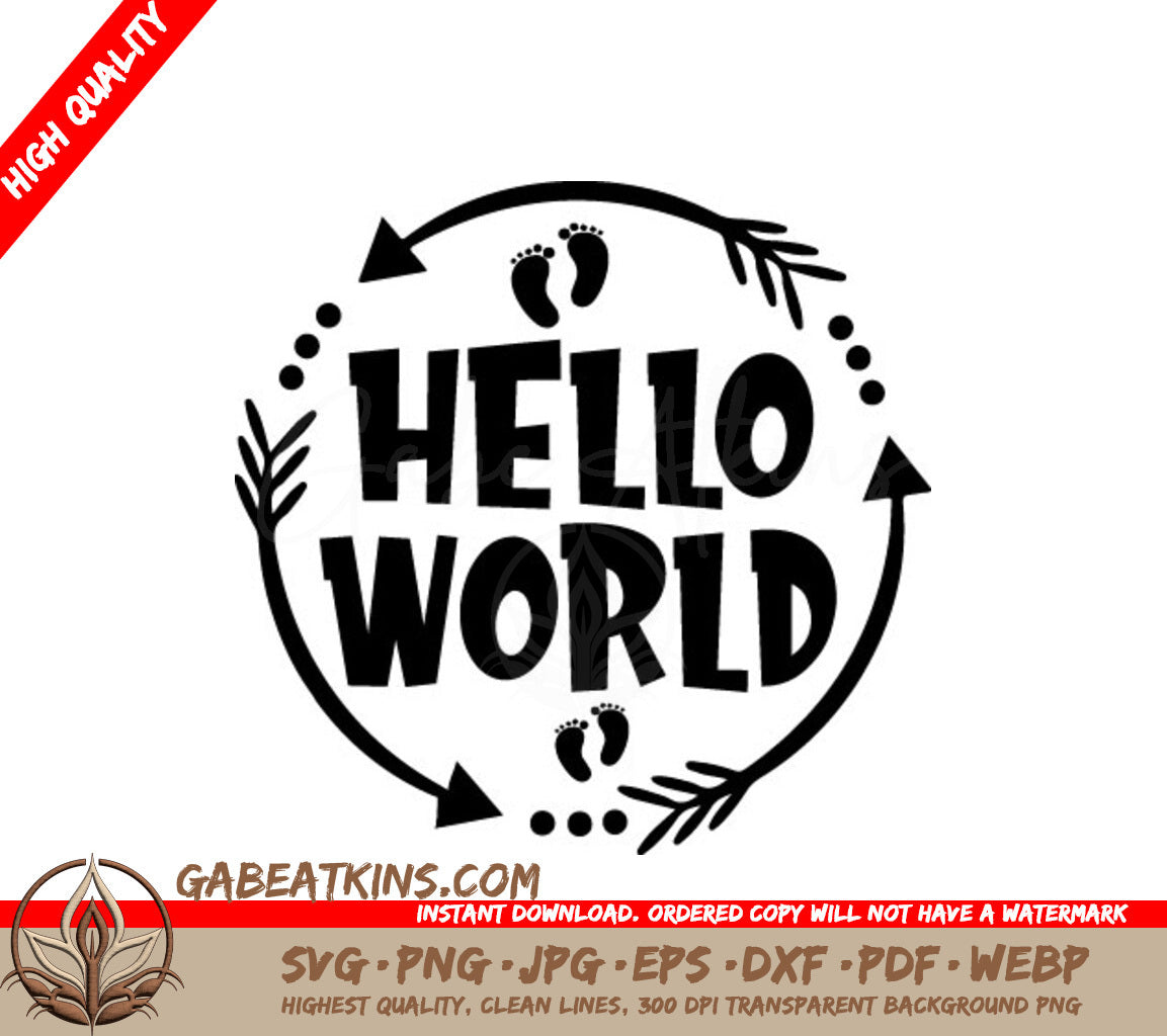 Hello World SVG SVG